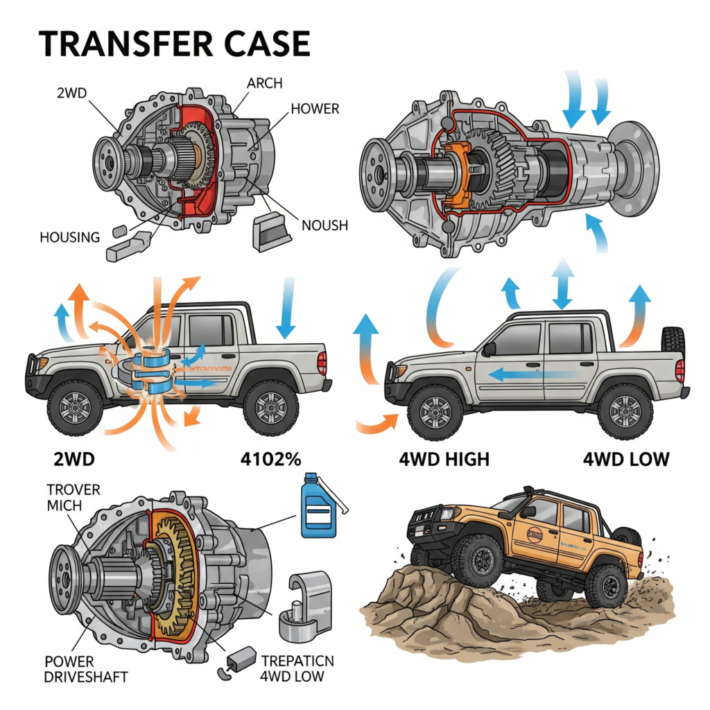 Comprehensive Guide to Transfer Cases: Function, Types, and Maintenance