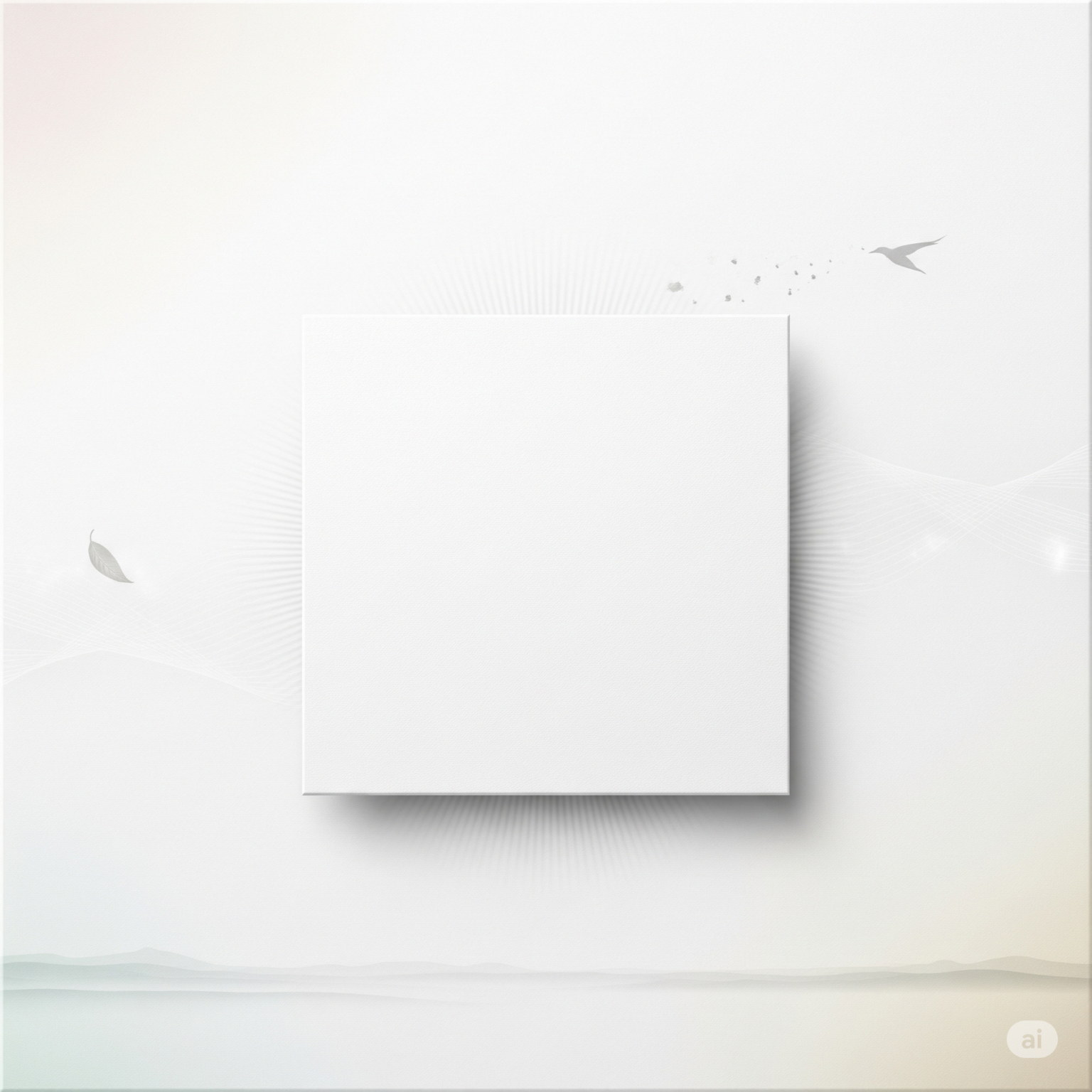 The White Square: Embracing Space and Silence