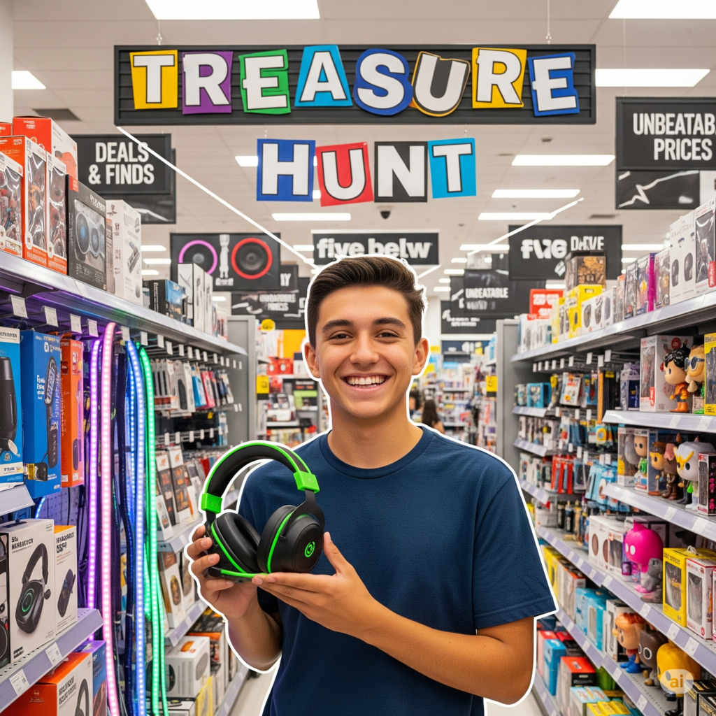 Harvey at Five Below: Exploring the Trendy Treasure Hunt